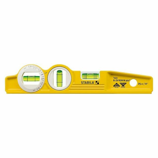 STABILA | WASSERWAAGE MIT V-KEHLE 81SV REM W360 | MAGNETISCH