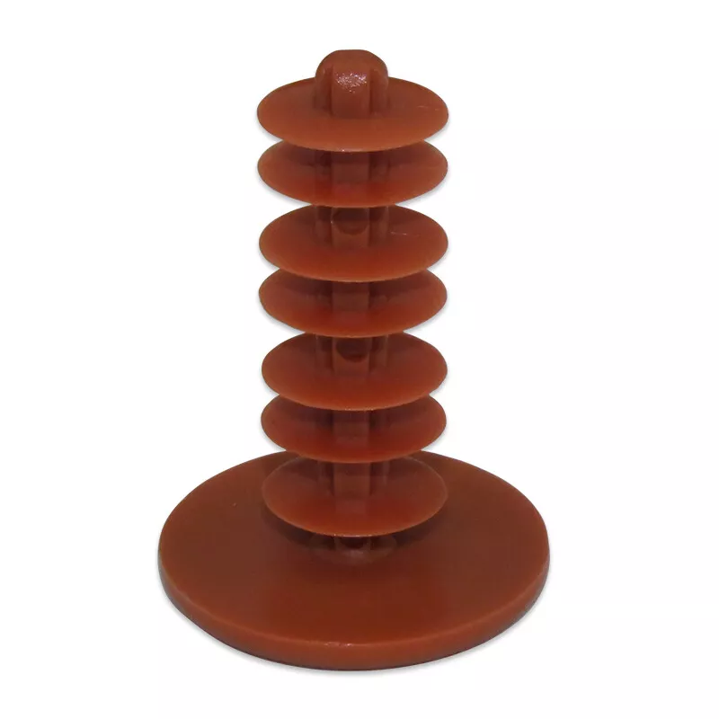 ABDECKKAPPE KURZ (RUNDLAMELLE) | 14 X 40 MM I KUPFERBRAUN